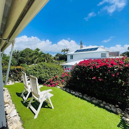 L'hibiscus T2, plage privée, terrasse, barbecue Saint-Francois  Extérieur photo